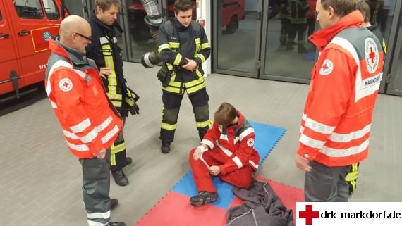 Übungsabend Erste Hilfe mit Feuerwehr Markdorf